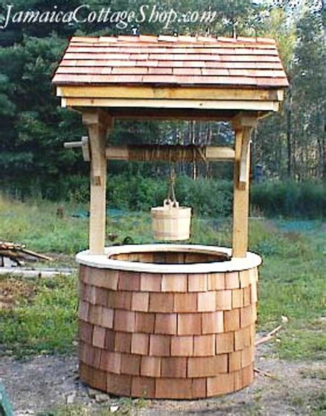 H extra large plastic cover in gray. DIY PLANS, 4x4 Wishing Well, Decorative Well Cover, Yard ...