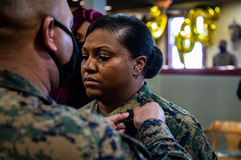 dvids images marine becomes first woman to pin on master gunnery sergent in 3051 community