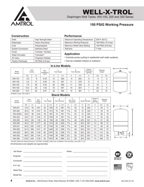 Amtrol Well X Trol User Manual Manualzz