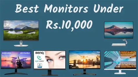 5 Best Monitors Under ₹10000 In India