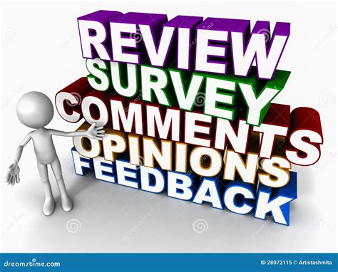 Review Survey Feedback Opinion Royalty Free Stock Photography