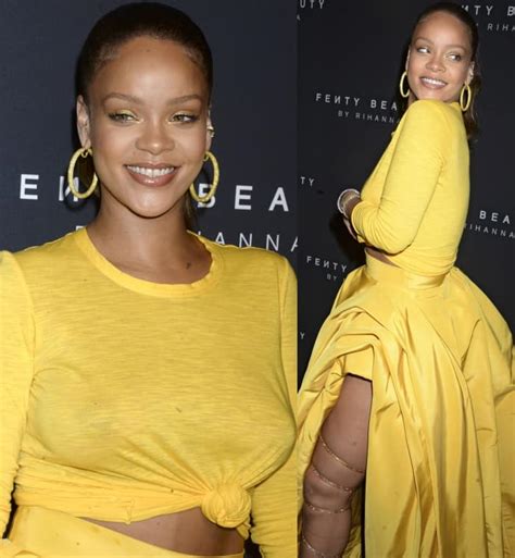 Rihanna Launches Fenty Beauty In Oscar De La Renta And Rene Caovilla