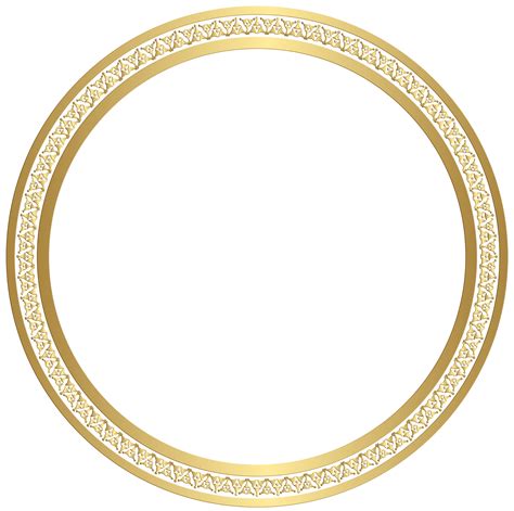 Round Gold Frame Clipart 10 Free Cliparts Download Images On