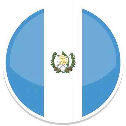 Guatemala Icon Icono Flag Flags Round Bola