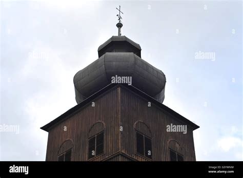 Wooden Bell Tower Stock Photo Alamy