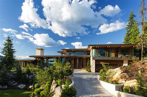 Phenomenal Mountain Home Oasis With Majestic Views In Whistler Modern Lake House Classic
