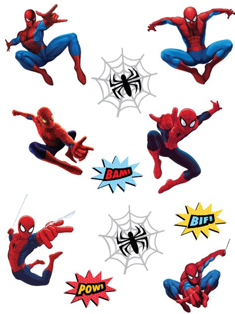 Spiderman Cake Topper Printables Printable Templates