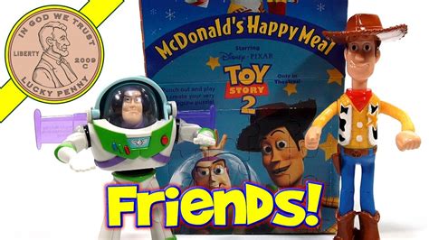 Disney Pixar Toy Story 2 1999 Set Mcdonalds Retro Happy Meal Toy