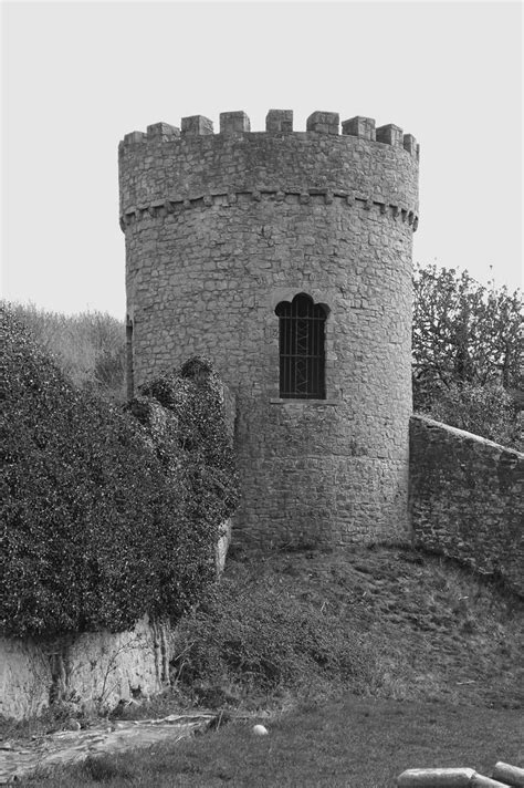 Turret In The Gardens Of Dunraven Castle Southerndown Ge Flickr