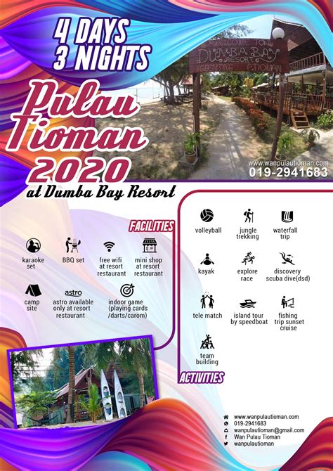 Pakej percutian termasuk penginapan , makanan dan aktiviti. Pakej Percutian 4 Hari 3 Malam Ke Pulau Tioman 2020 ...