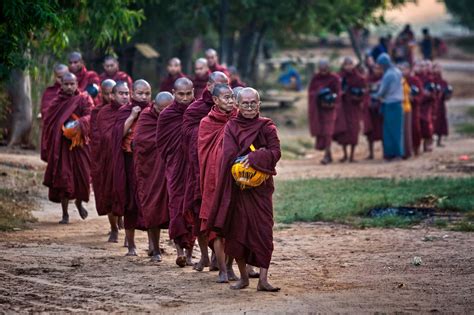 Myanmar Buddhist Monks And Nuns Louis Montrose Photography