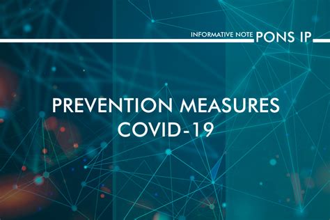 Coronavirus has become the ultimate challenge for the world to unite and fight. Prevention measures COVID-19 | PONS IP