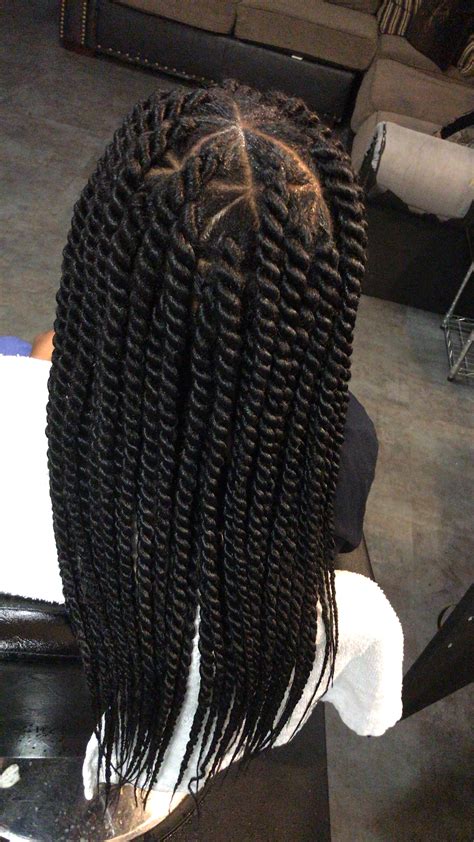 Medium Triangle Havana Twists Follow For More Styles 😊braidsbykeshia