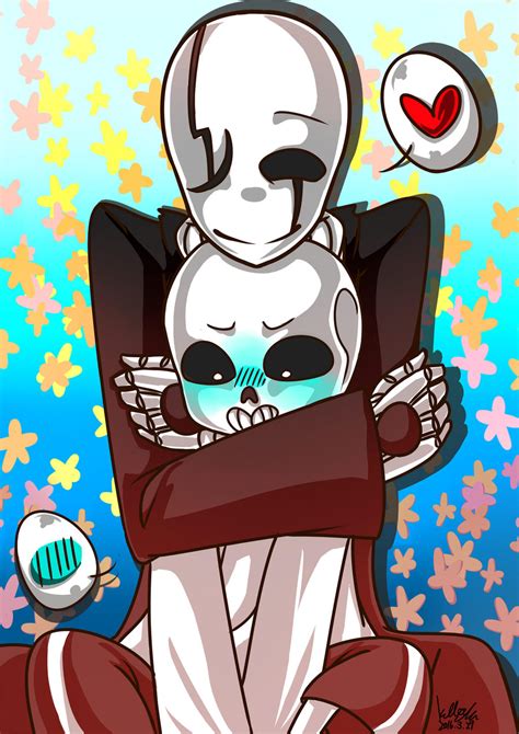 Undertale Gaster X Sans By Killermm On Deviantart