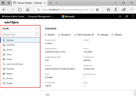 Manage Your Windows Services With Windows Admin Center The Core