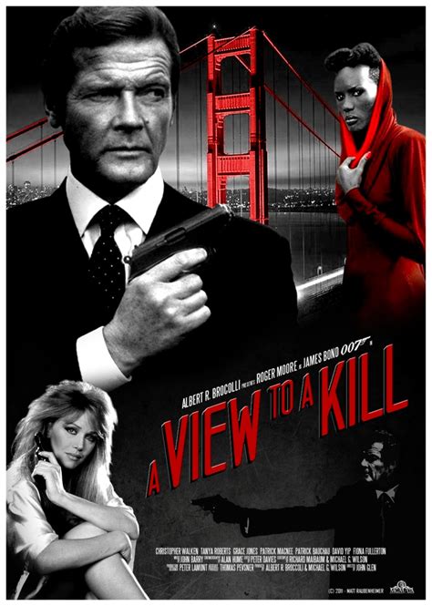 A View To A Kill 1985 Roger Moore Christopher Walken Tanya