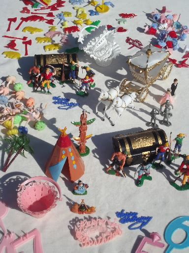 Buy cartoon plastic cake stencil and more at the best deals and lowest prices online. Lot vintage cake toppers & cupcake picks, plastic birthday ...