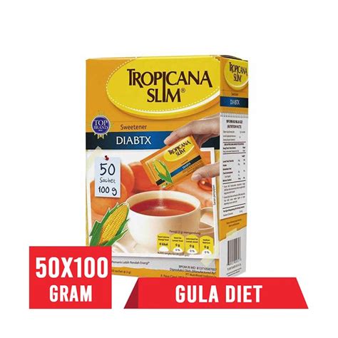 Jual Tropicana Slim Diabtx Gula Diet 50 Sachet Di Seller Alfamart