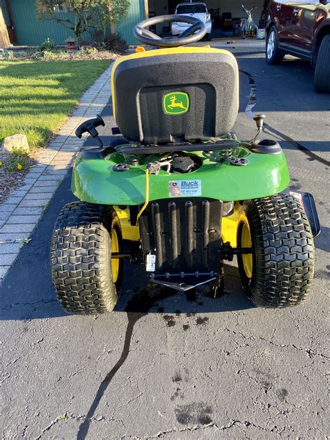 John Deere E100 42in Lawn Mower Tractor Tow Cart For Sale In Bartlett Il Offerup