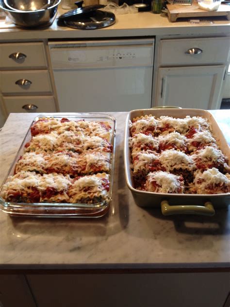 Lasagna Roll Ups With Ricotta Mozzarella Parmspinach Mushrooms