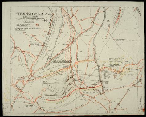 Battle Of The Somme Trench Map The National Archives