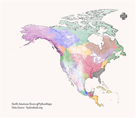 Mapping The Worlds River Basins By Continent News Eyeo