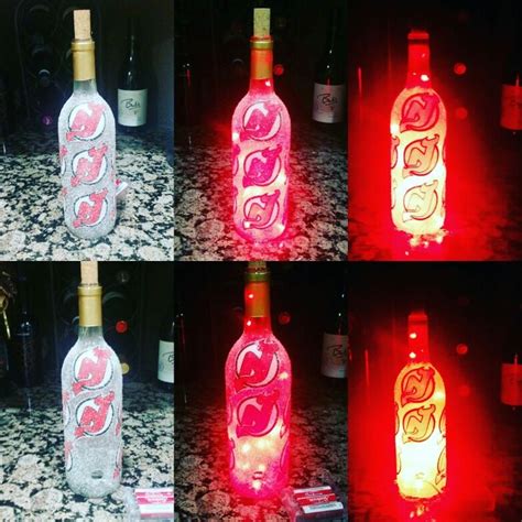 Nj Devils Light Up Wine Bottle Check Out The Fb And Instagram Page For