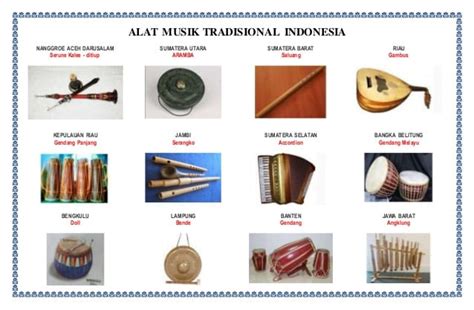 Luar Biasa Inilah Alat Musik Tradisional Indonesia Yang Terkenal Di