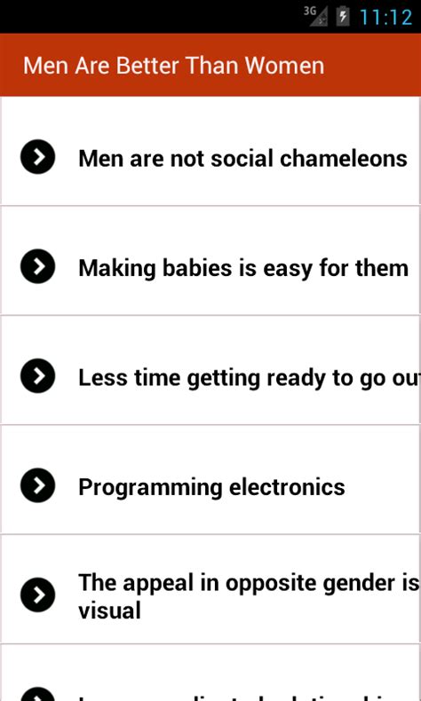 Men Are Better Than Women Amazon Co Uk Apps Games