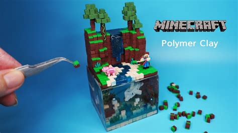 Making Minecraft With Polymer Clay마인크래프트 만들기 Youtube