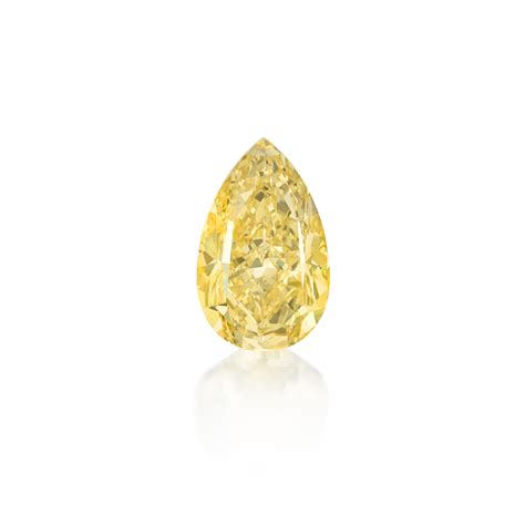 An Attractive Fancy Vivid Yellow Diamond 艷彩黃色鑽石 Magnificent Jewels