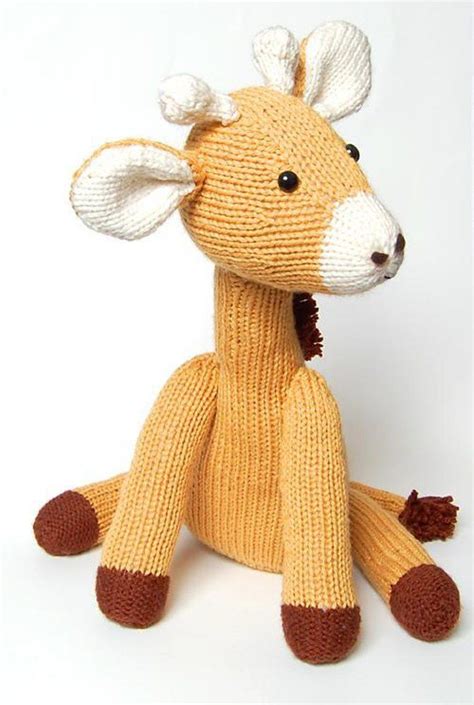 A pair of fingerless gloves is a great project for adventurous knitters who are comfortable knitting with double pointed needles. Jasmine the Giraffe Knitting pattern by Penny Connor ...