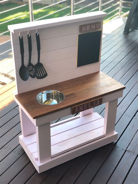 The instant outdoor kitchen for those who can't be bothered to build an outdoor kitchen, it's the jumbuck 4 burner outdoor kitchen from bunnings. Kids mud kitchen | Bunnings Workshop community