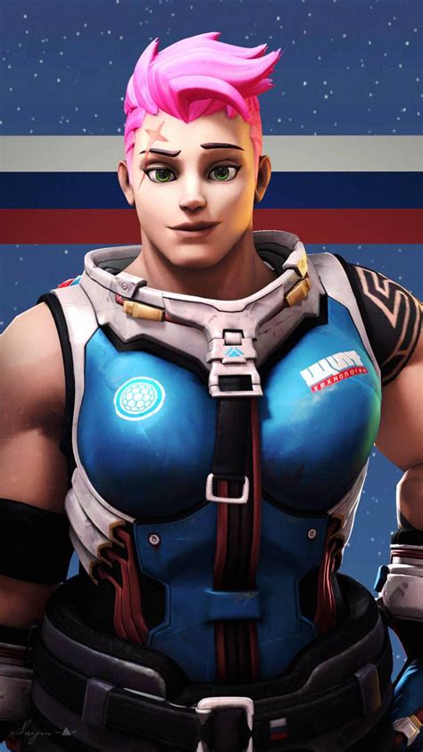 Zarya Portrait By Suijingames Overwatch Female Characters Overwatch