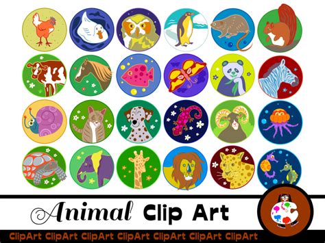 Wild Animal Clip Art Set Teaching Resources