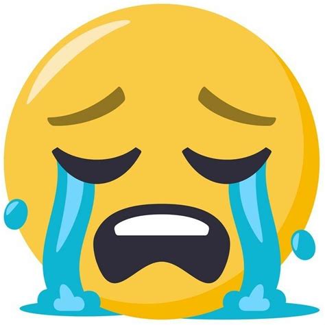 Pin de easha en emoji Emoji llorando Imágenes de emojis Emoticon
