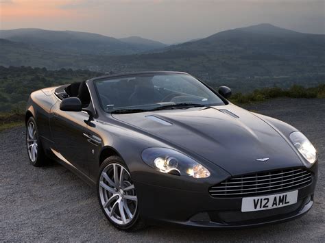 Black Aston Martin Vanquish Convertible Hd Wallpaper Wallpaper Flare