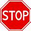 Red Stop Sign Clipart  Free Clip Art