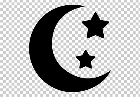 Star And Crescent Moon Lunar Phase Png Clipart Autocad Dxf Black