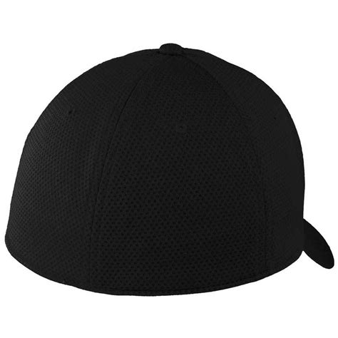 New Era 39thirty Tech Black Mesh Cap