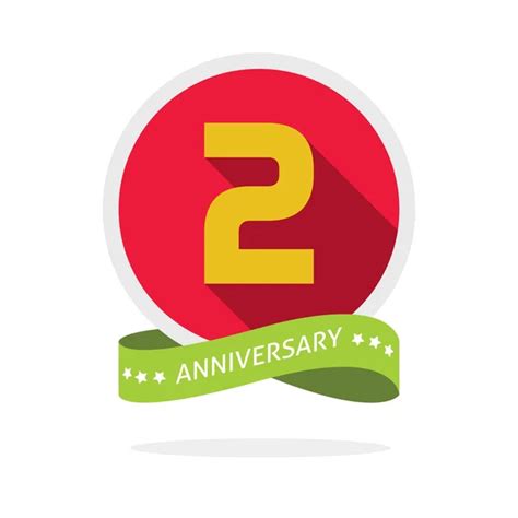 1537 2nd Anniversary Vector Images 2nd Anniversary Illustrations