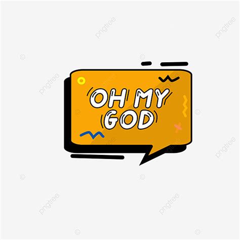 Oh My God Png Picture Oh My God Sticker Clipart Orange Png Image
