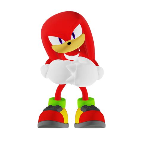 Sonic Generations Knuckles Boxing Pose Render By Soniconbox On Deviantart