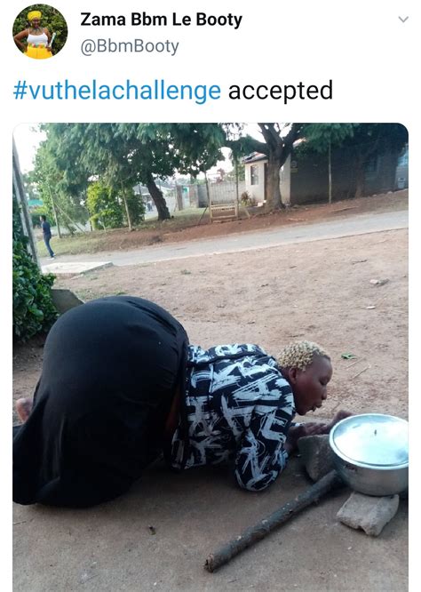 South African Women Show Off Their Assets As They Take Part In Viral Vuthela Challenge Photos