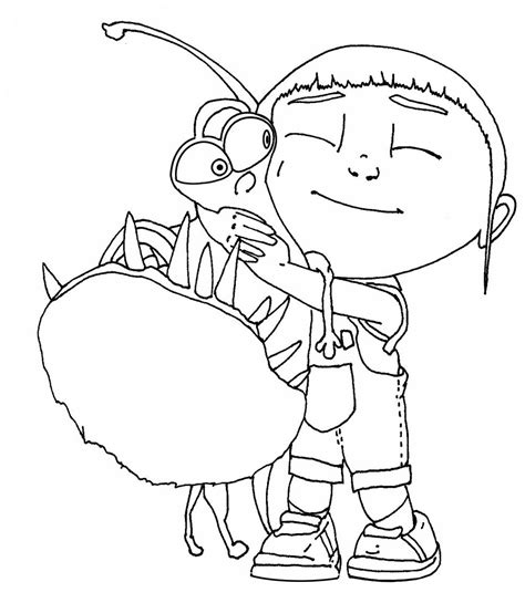 Free Printable Despicable Me Coloring Pages For Kids