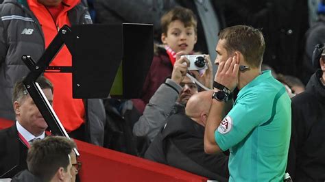 Var English Premier League Referees To Make More Use Of Pitchside Monitors