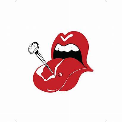 Lips Tongue Lick Clipart Rolling Stones Transparent