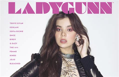 Hailee Steinfeld Shines As Ladygunn Magazines April Cover Star Hailee Steinfeld Just