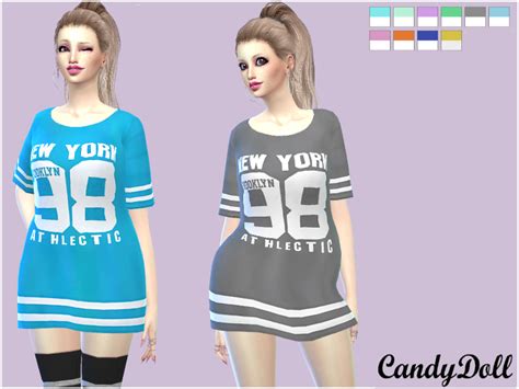 The Sims Resource Candydoll Cool Sporty Tops