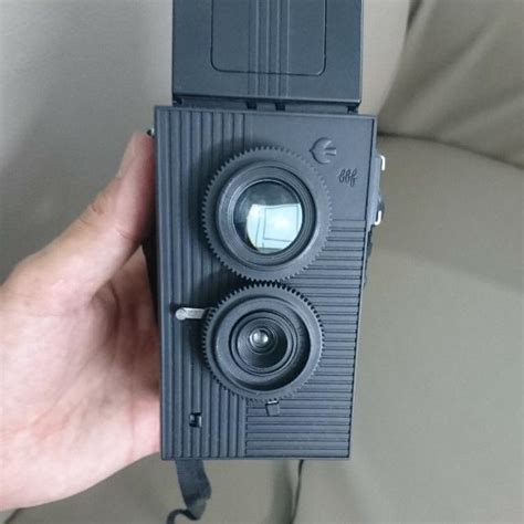 Blackbird Fly 35mm Tlr Twin Lens Reflex Camera Full Black